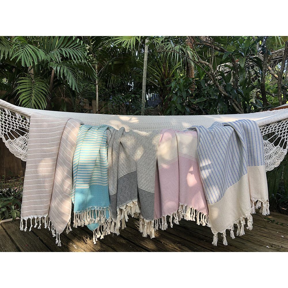 
                  
                    Plush Wavy Turkish Towel by SLATE + SALT
                  
                