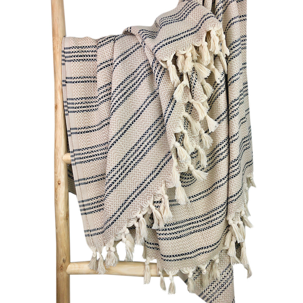 
                  
                    Woven Stripe Turkish Throw by SLATE + SALT
                  
                