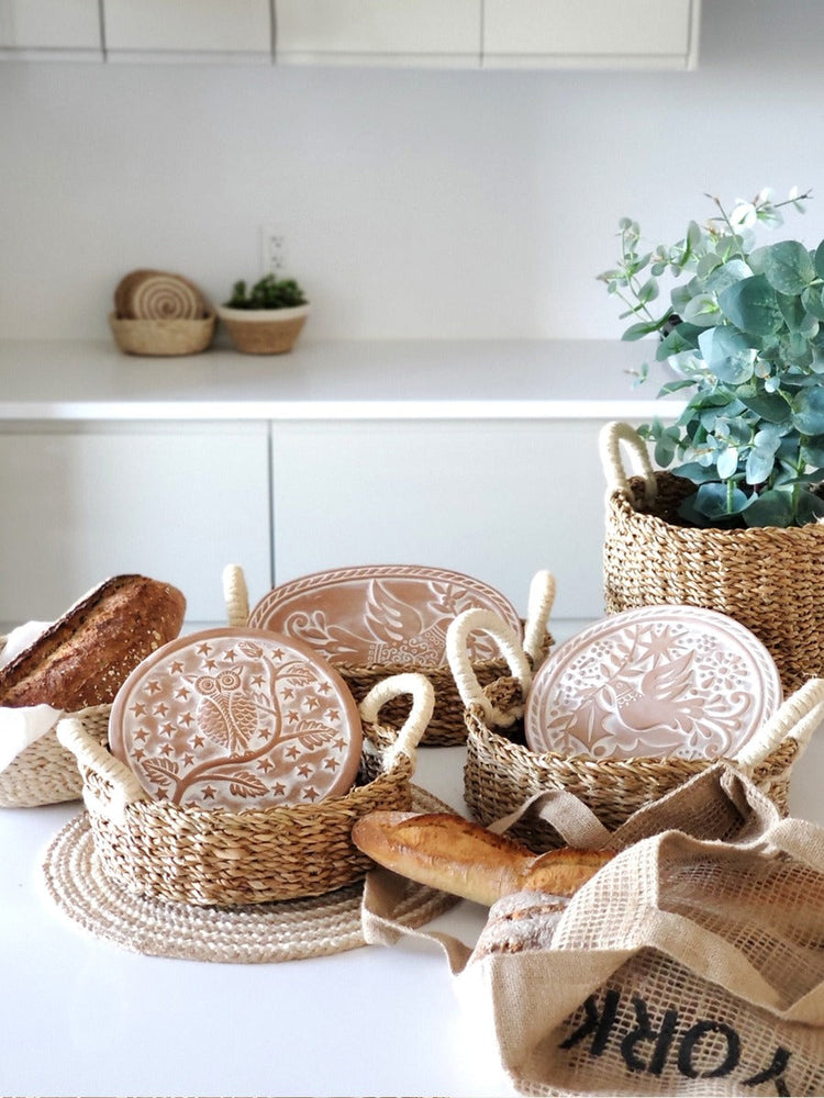 
                  
                    Bread Warmer & Basket - Bird Oval by KORISSA
                  
                