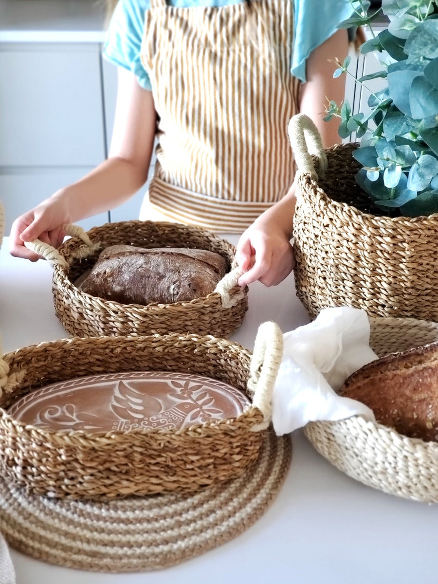 
                  
                    Bread Warmer & Basket - Bird Oval by KORISSA
                  
                