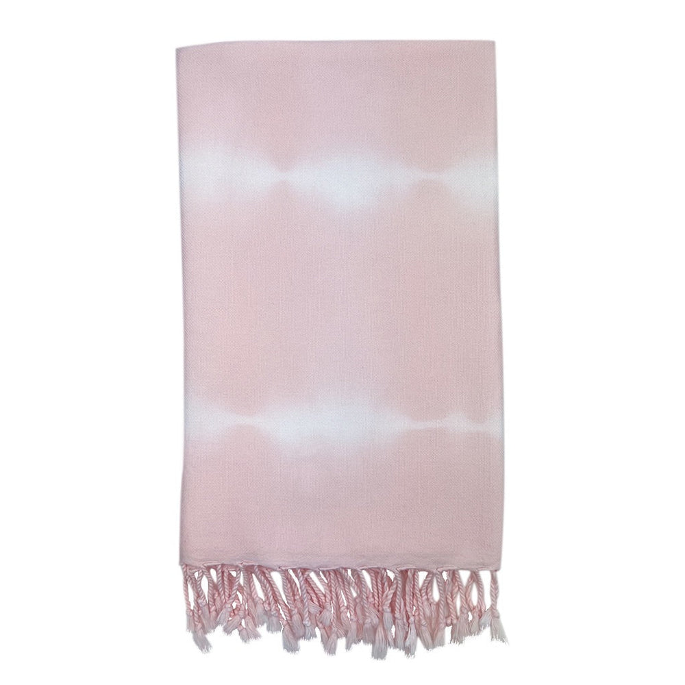 Blush Tie Dye Turkish Beach Towel by SLATE + SALT