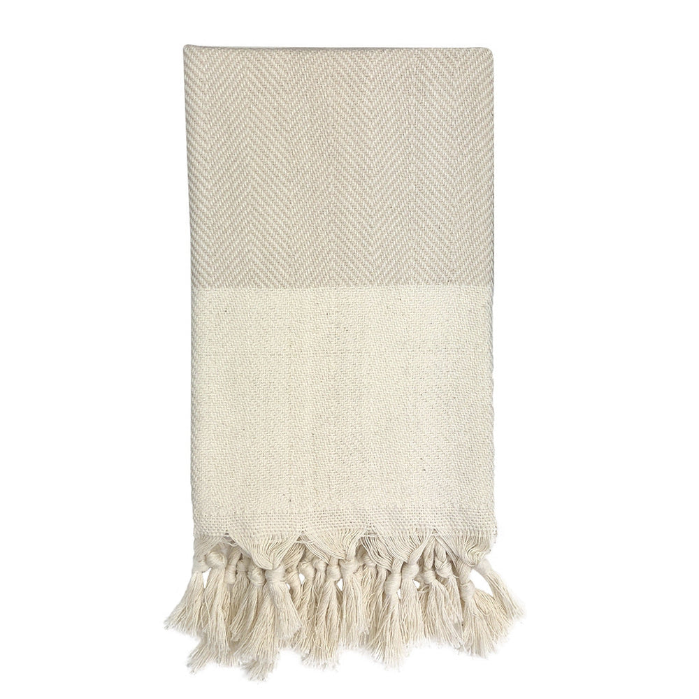 
                  
                    Herringbone Turkish Hand Towel by SLATE + SALT
                  
                