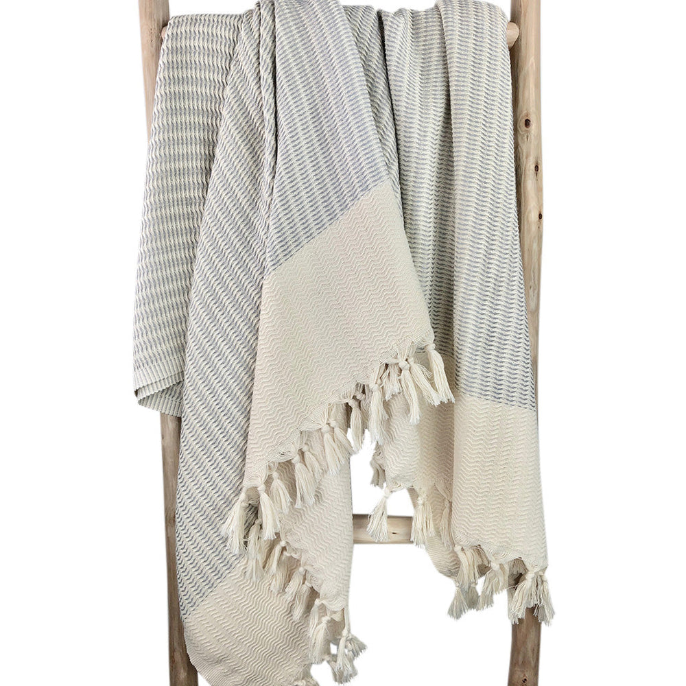 
                  
                    Plush Wavy Turkish Throw by SLATE + SALT
                  
                