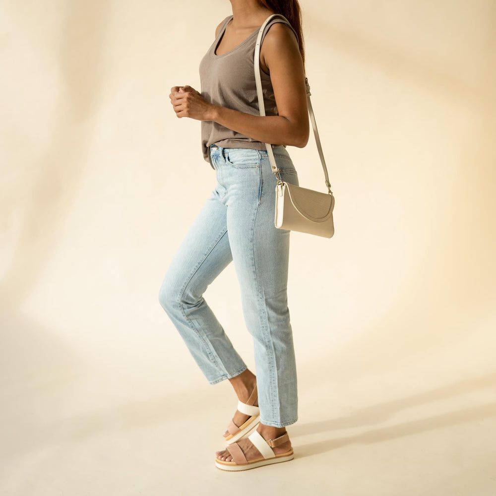 
                  
                    Cleo Convertible Crossbody Woven Bone
                  
                