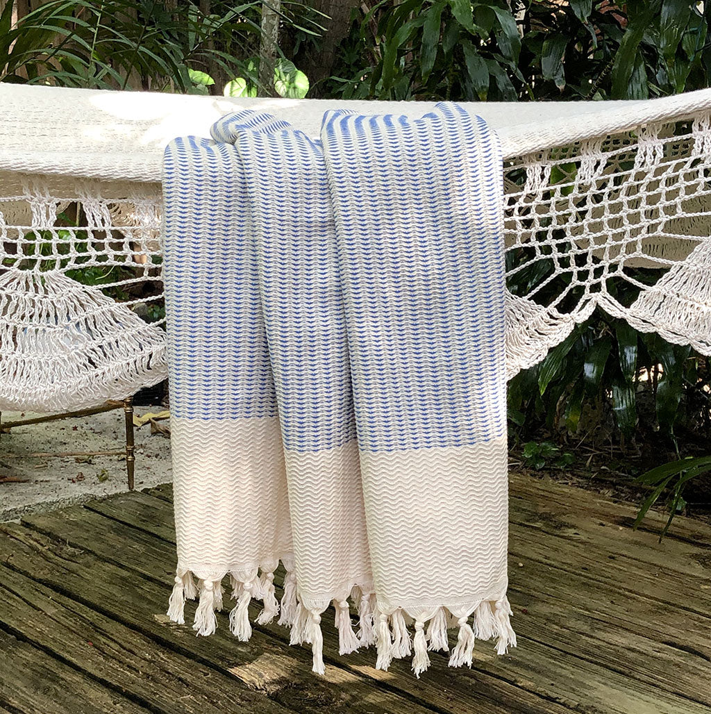 
                  
                    Plush Wavy Turkish Towel by SLATE + SALT
                  
                