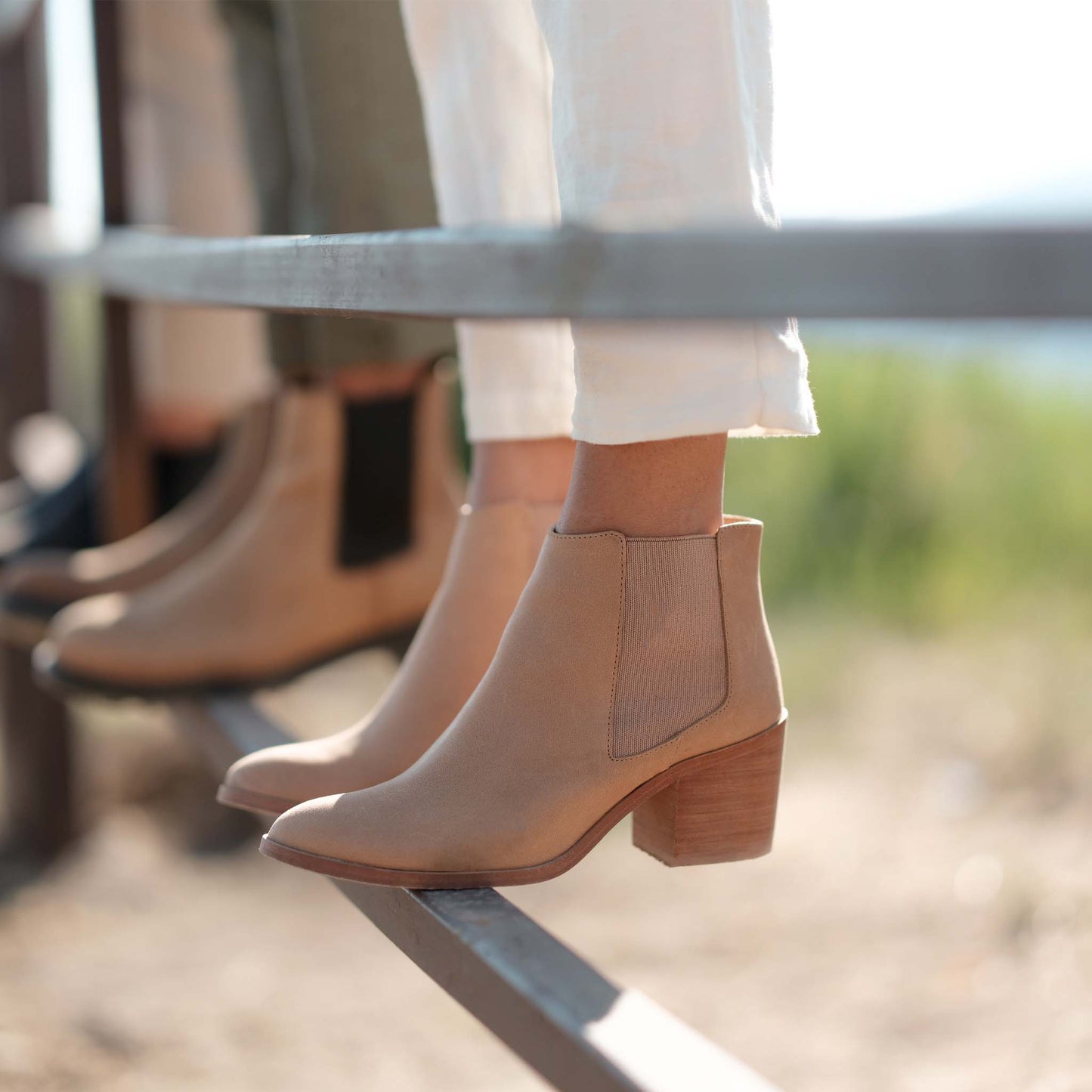 
                  
                    Heeled Chelsea Boot Almond
                  
                