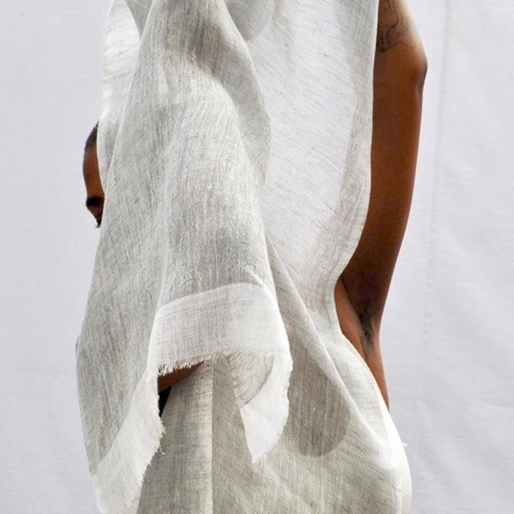 
                  
                    Gauze Linen Two Tone Scarf by SLATE + SALT
                  
                