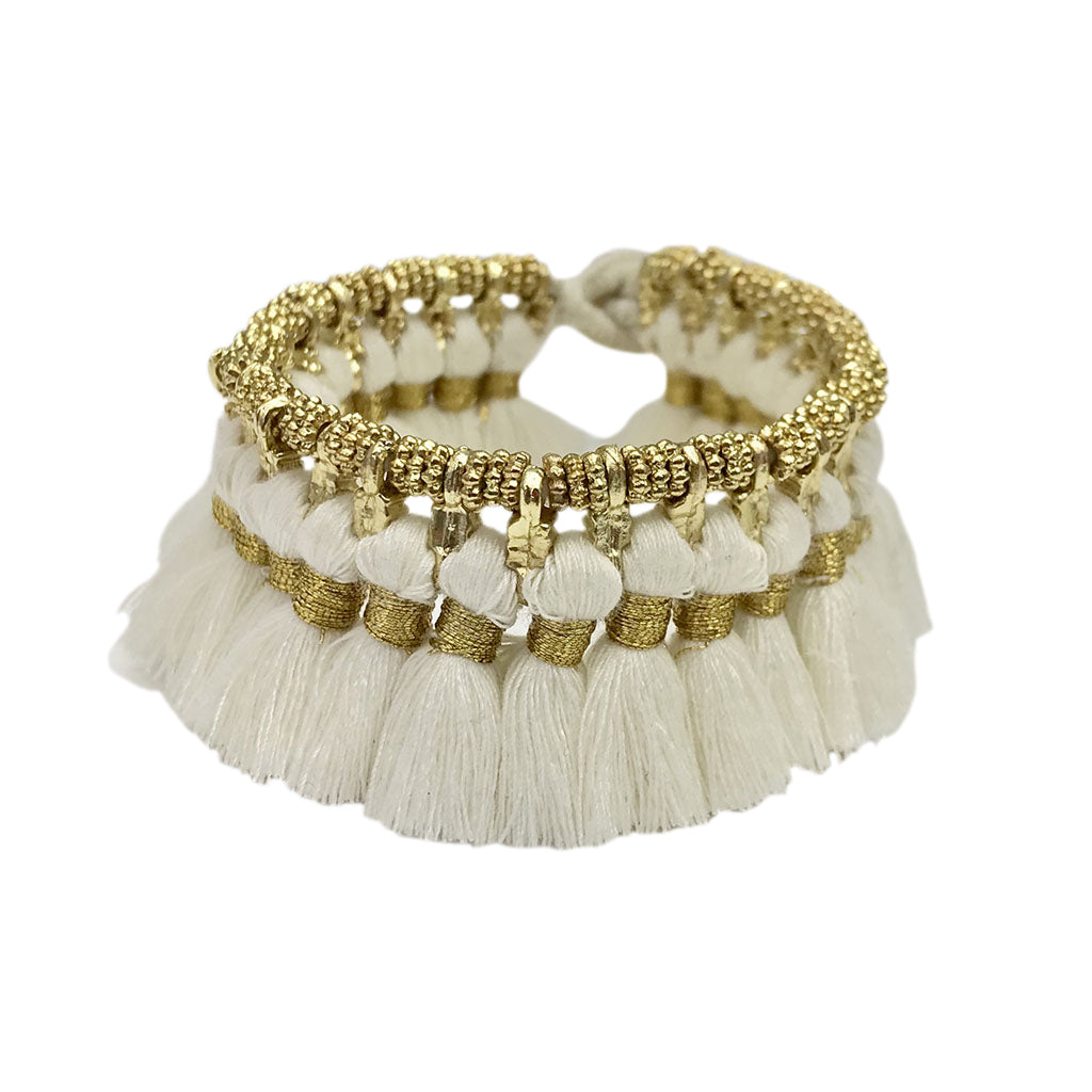 
                  
                    Kyra Tassel Bracelet by SLATE + SALT
                  
                