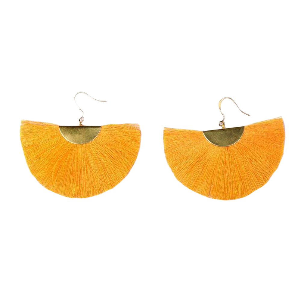 
                  
                    Half Moon Fan Earrings by SLATE + SALT
                  
                