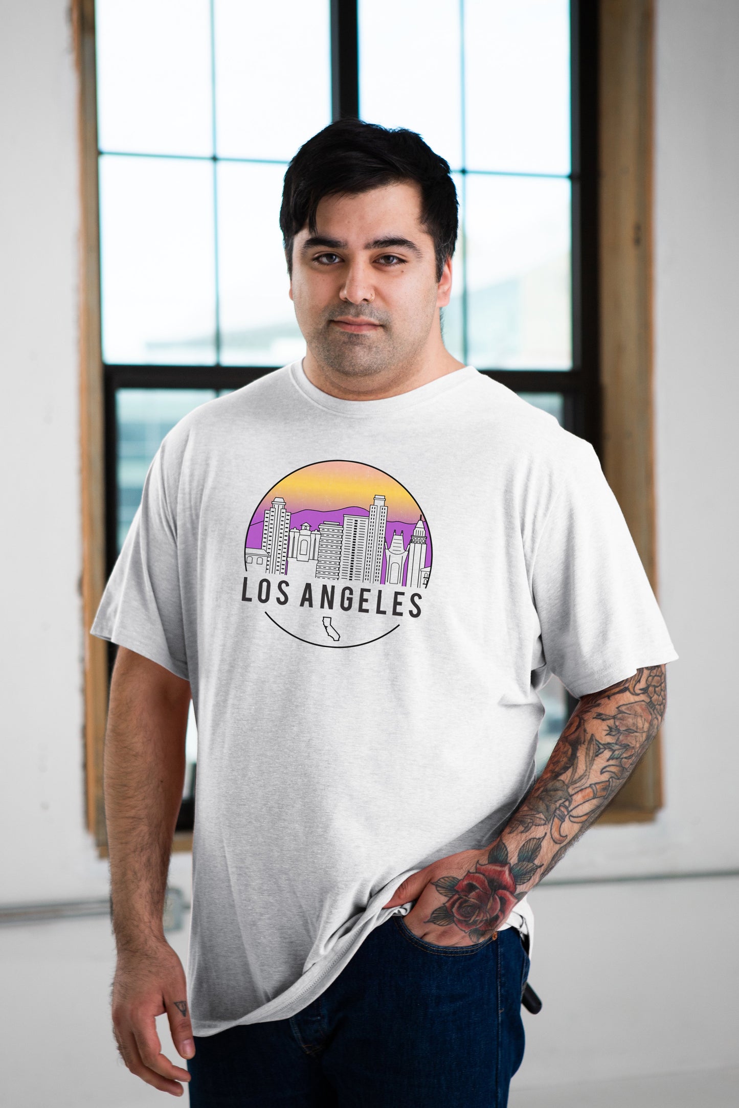 
                  
                    LA Skyline Unisex Eco-Triblend Tee
                  
                