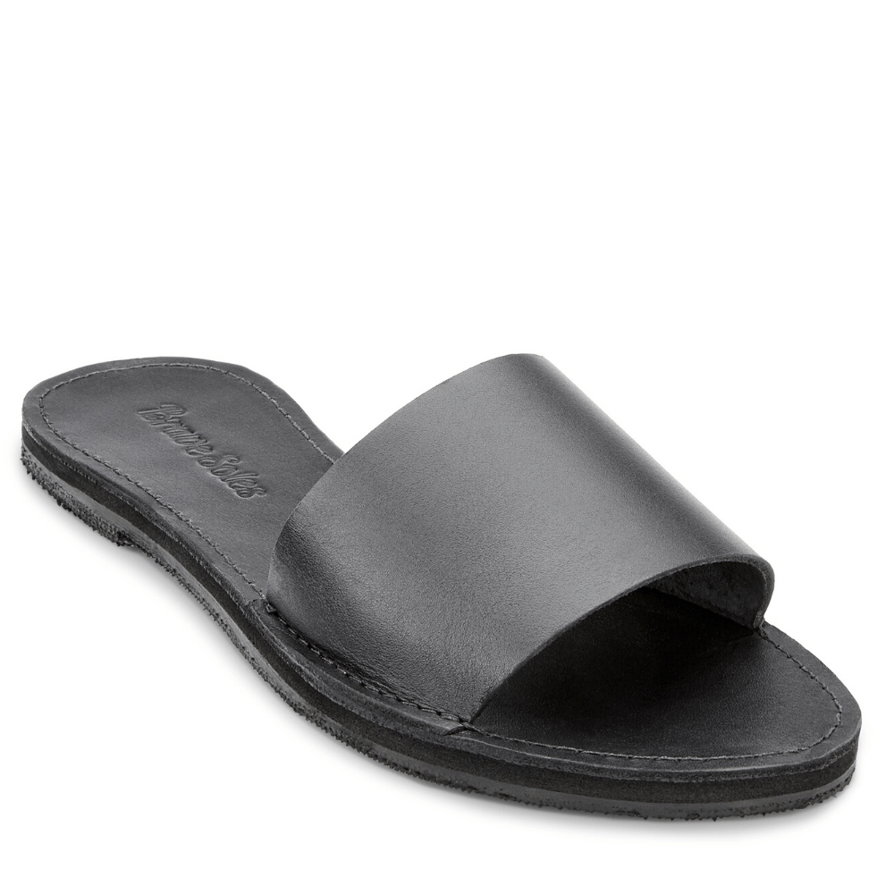 
                  
                    The Linda Leather Slide Sandal
                  
                