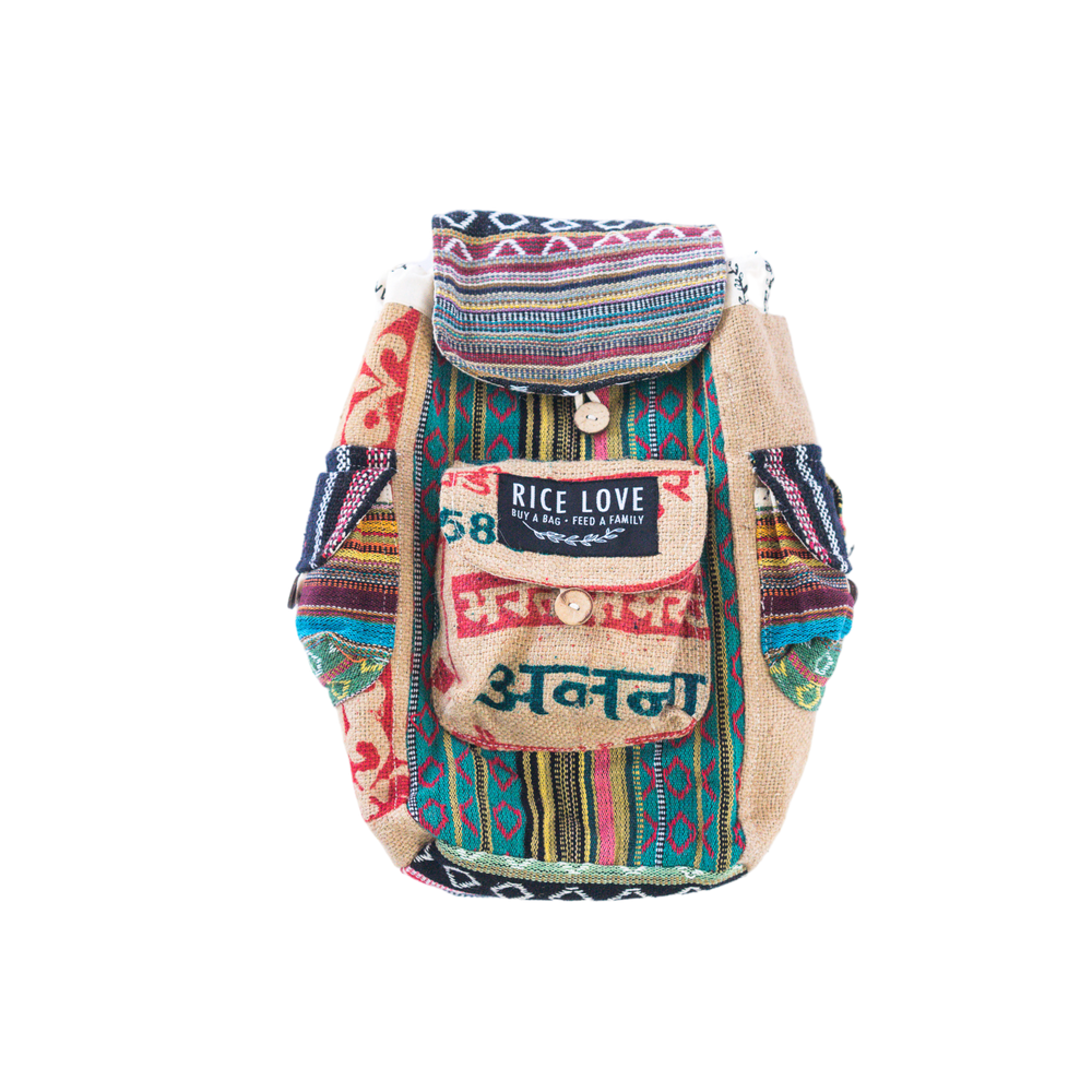 
                  
                    Mini Recycled Travel Backpack by Rice Love
                  
                