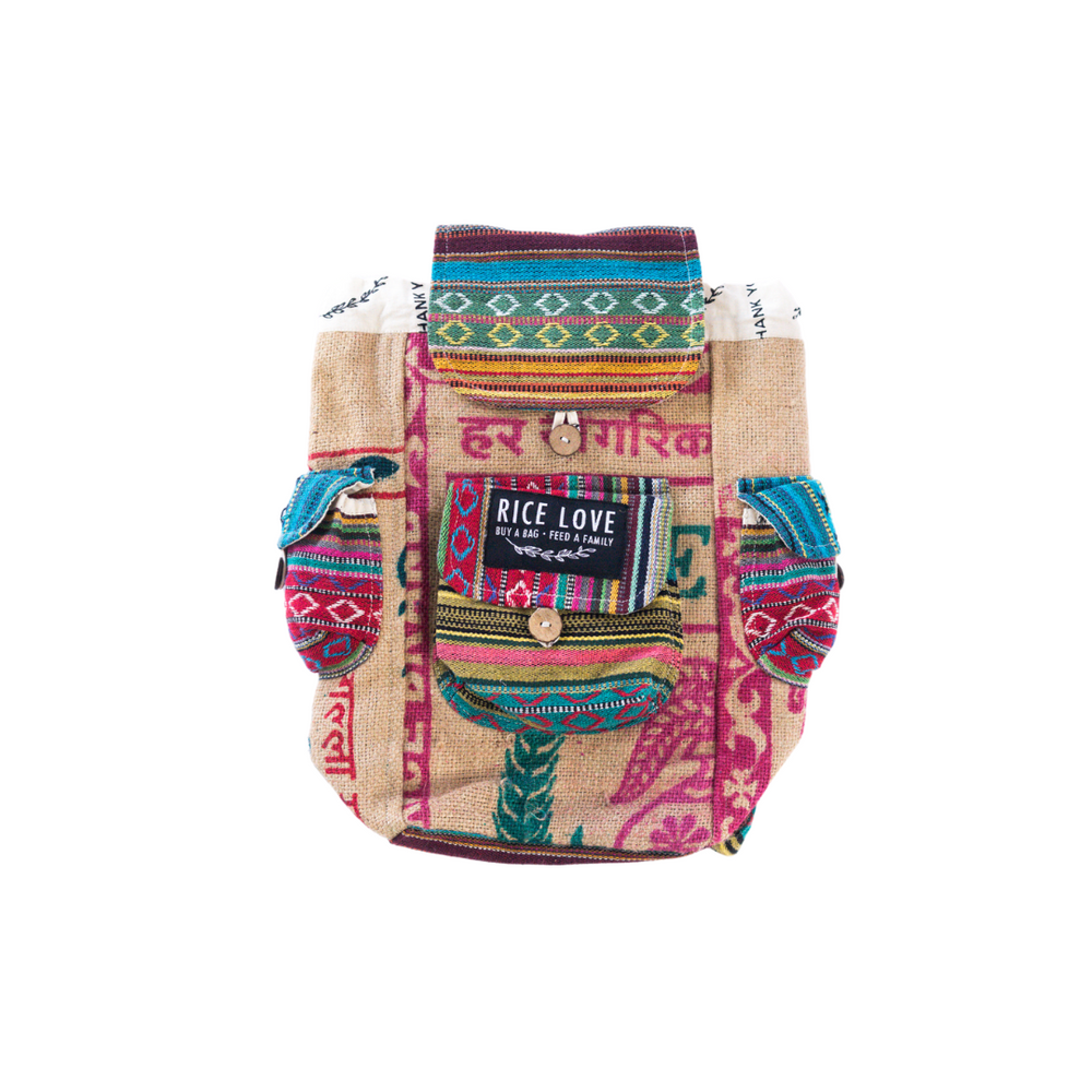 
                  
                    Mini Recycled Travel Backpack by Rice Love
                  
                