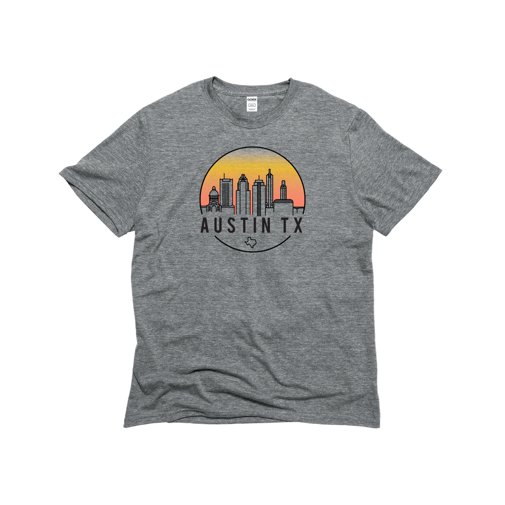 
                  
                    Austin Skyline Unisex Eco-Triblend Tee
                  
                