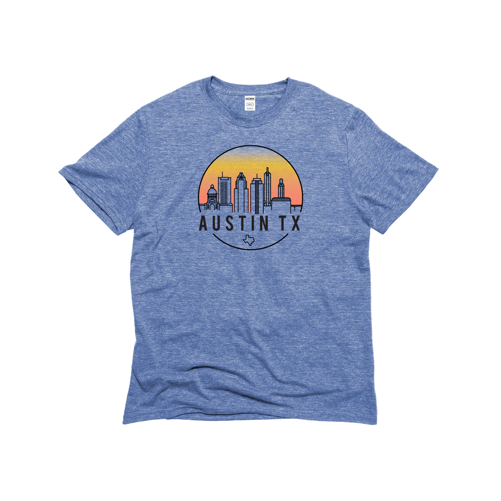 
                  
                    Austin Skyline Unisex Eco-Triblend Tee
                  
                