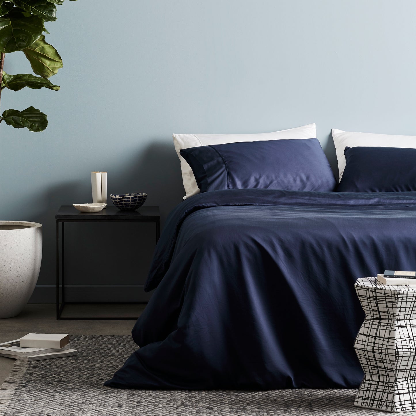 
                  
                    Signature Sateen Duvet Cover by ettitude
                  
                