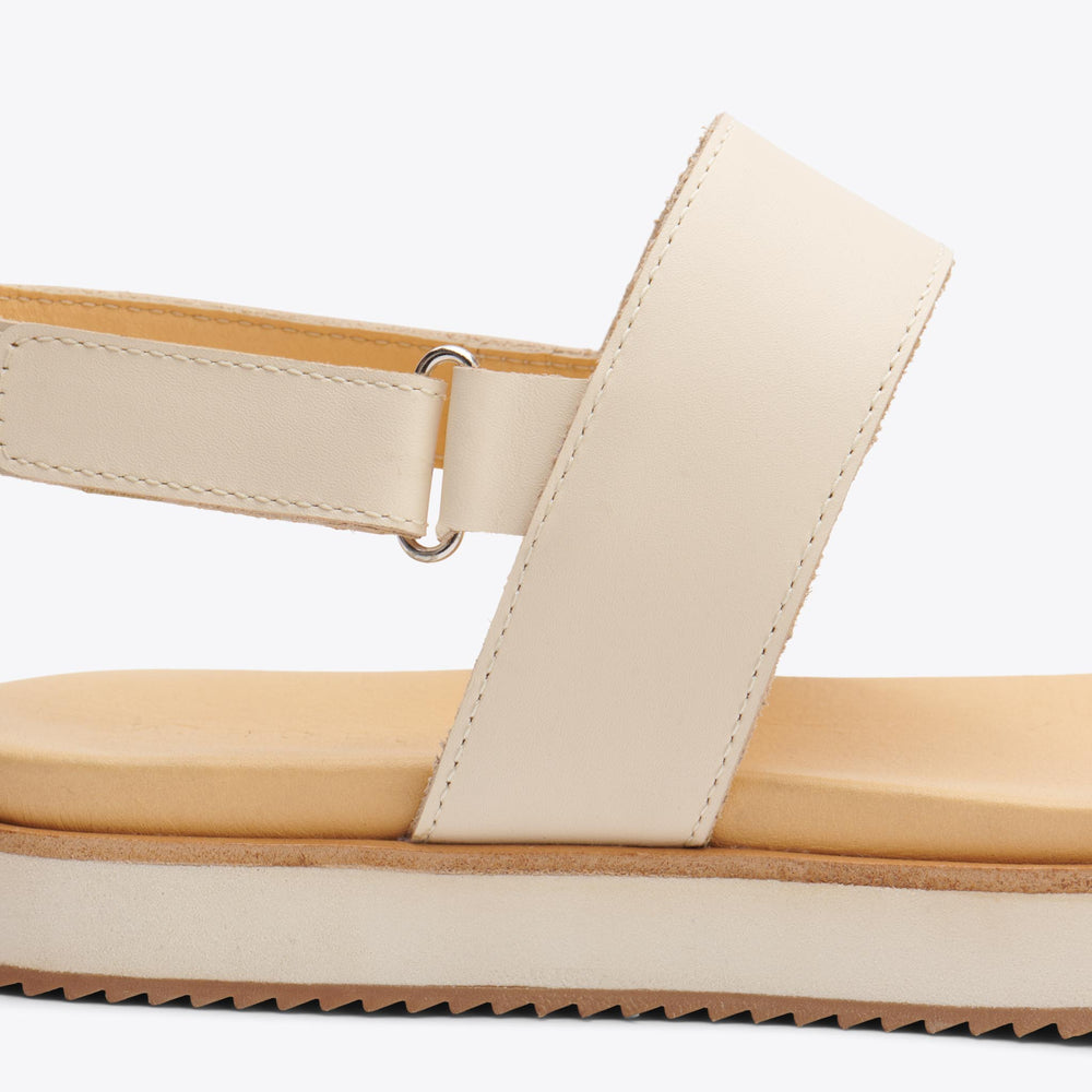 
                  
                    Go-To Flatform Sandal Bone
                  
                