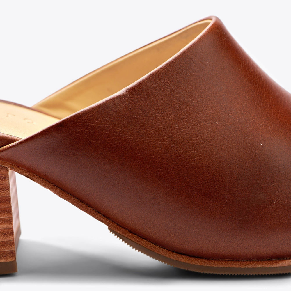 
                  
                    All-Day Heeled Mule Brandy
                  
                