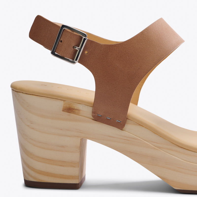 
                  
                    All-Day Open Toe Clog Almond
                  
                