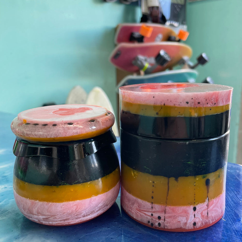 
                  
                    Recycled Surfboard Resin Jar - Small - Assorted Colors by Shred MFG
                  
                