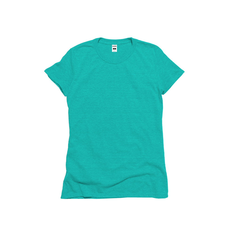 
                  
                    Ladies Eco-Triblend Short Sleeve Tee (Fashion Colors)
                  
                