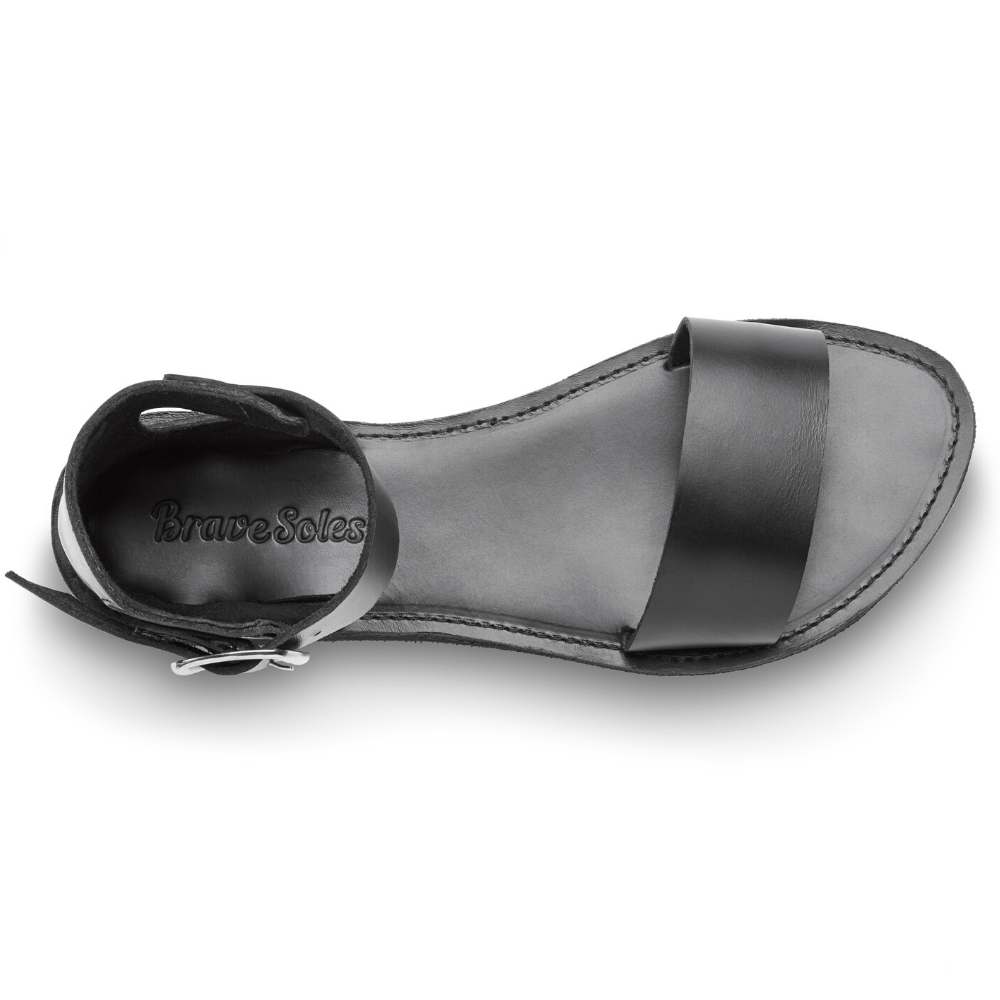 
                  
                    The Camila Leather Flatform Sandal
                  
                