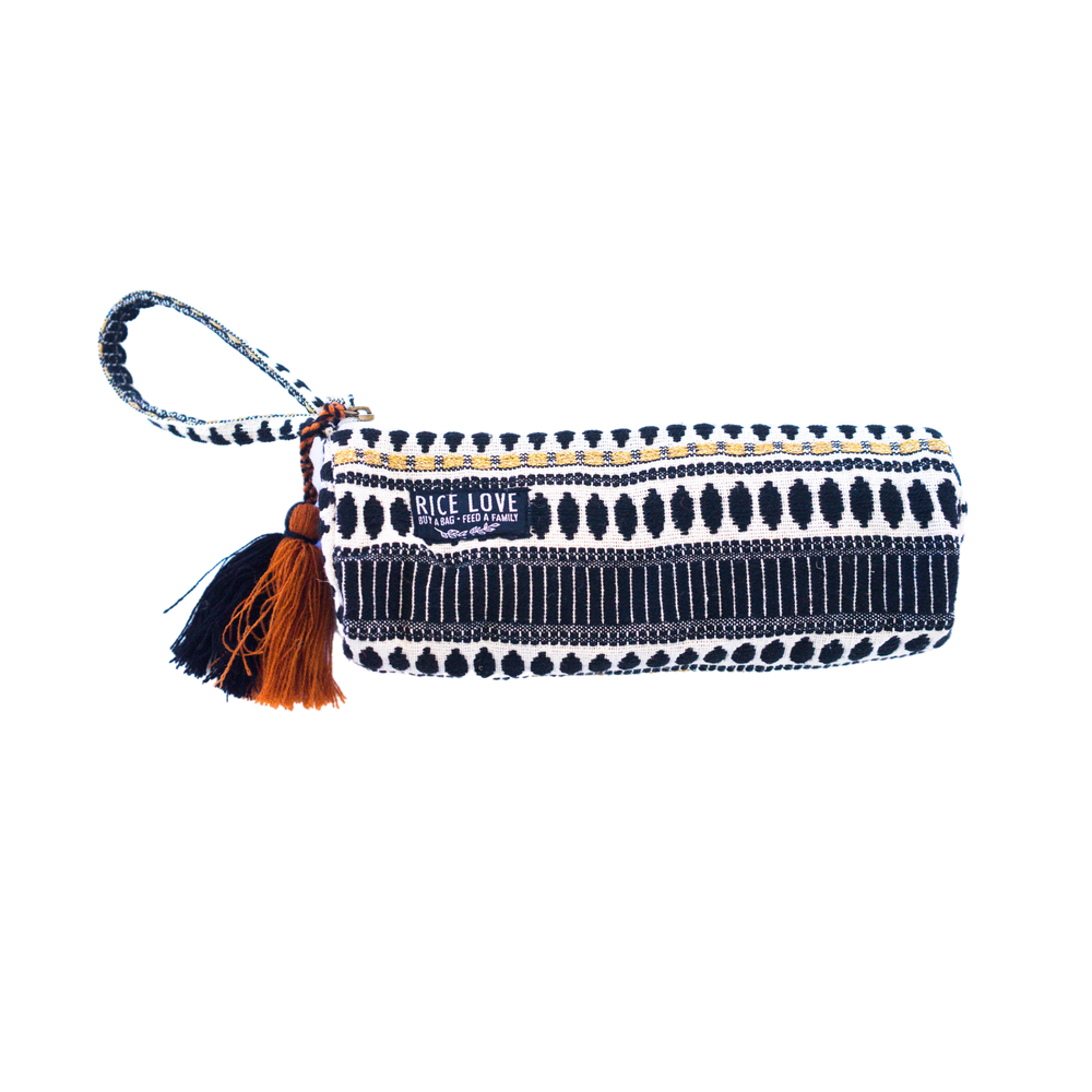 Embroidered Zipper Pouch - Nala by Rice Love