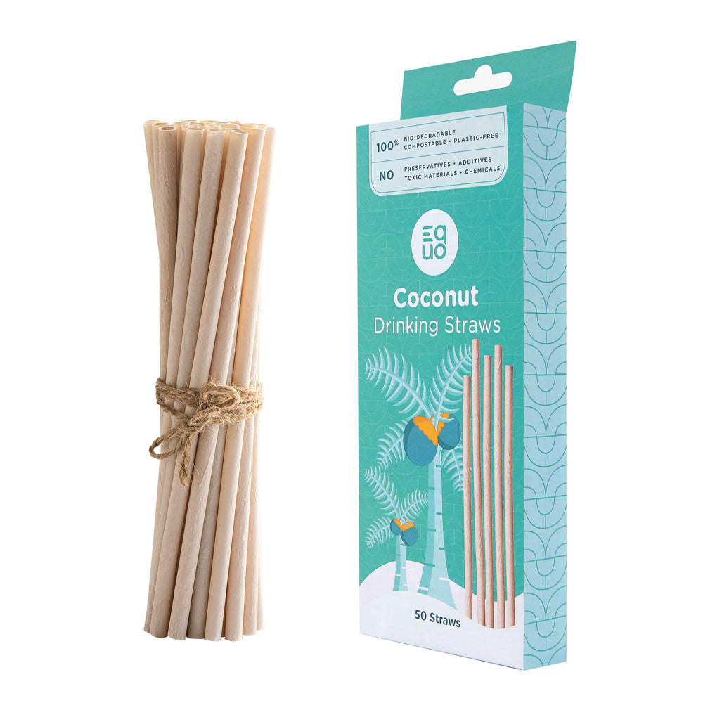 EQUO Coconut Drinking Straws