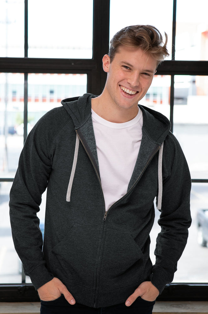 
                  
                    Unisex Heathered Full Zip Hoodie
                  
                