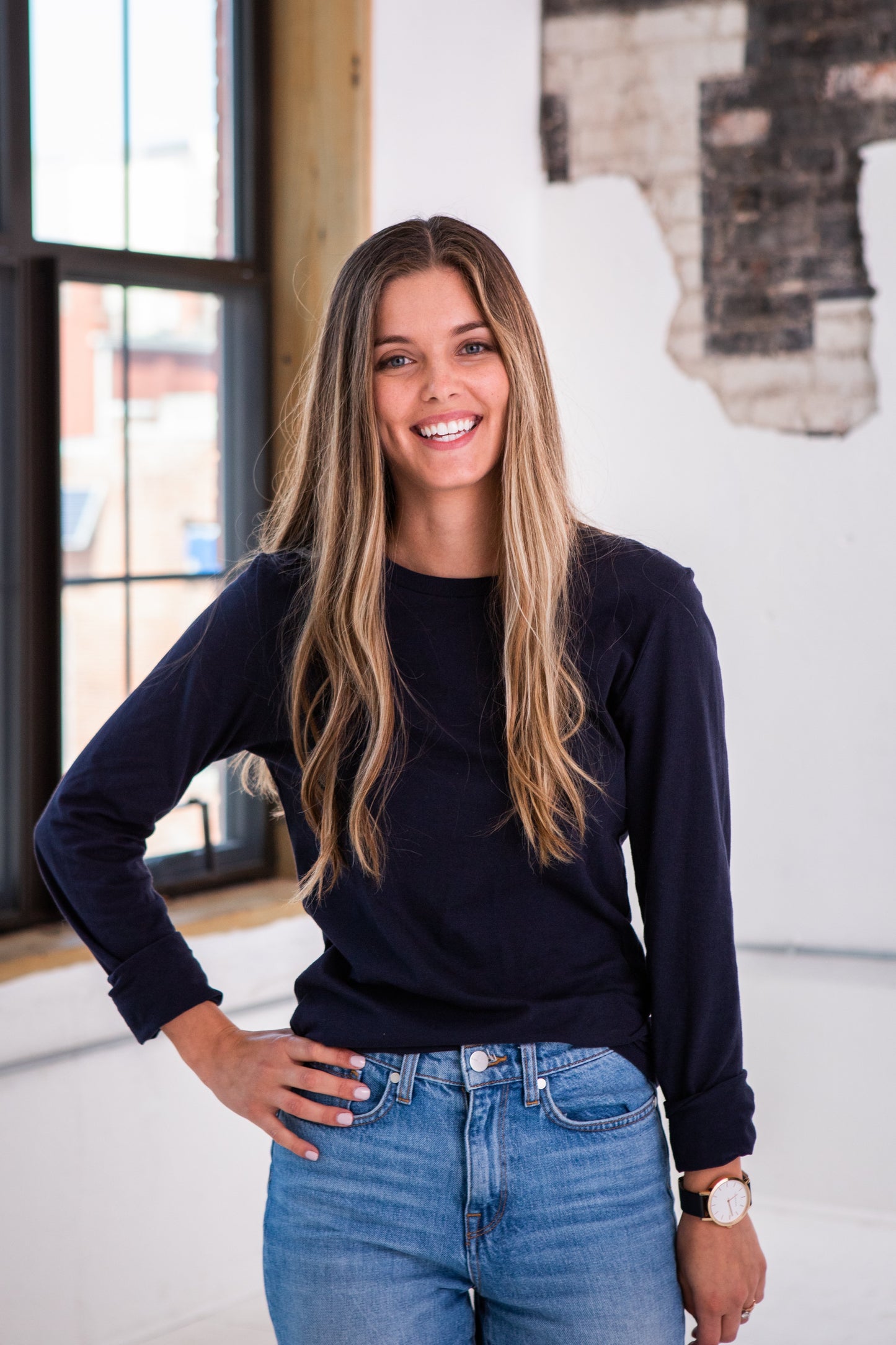 
                  
                    Ladies Premium Cotton Long Sleeve Tee
                  
                