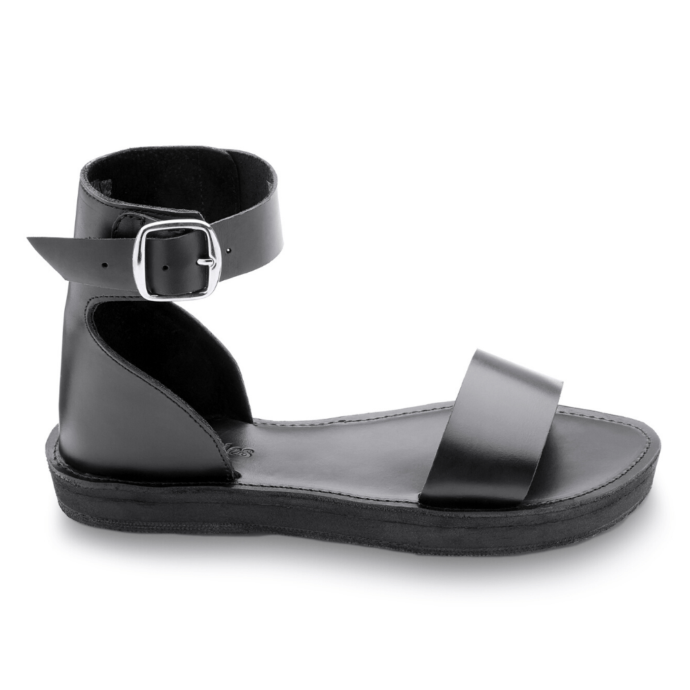
                  
                    The Camila Leather Flatform Sandal
                  
                