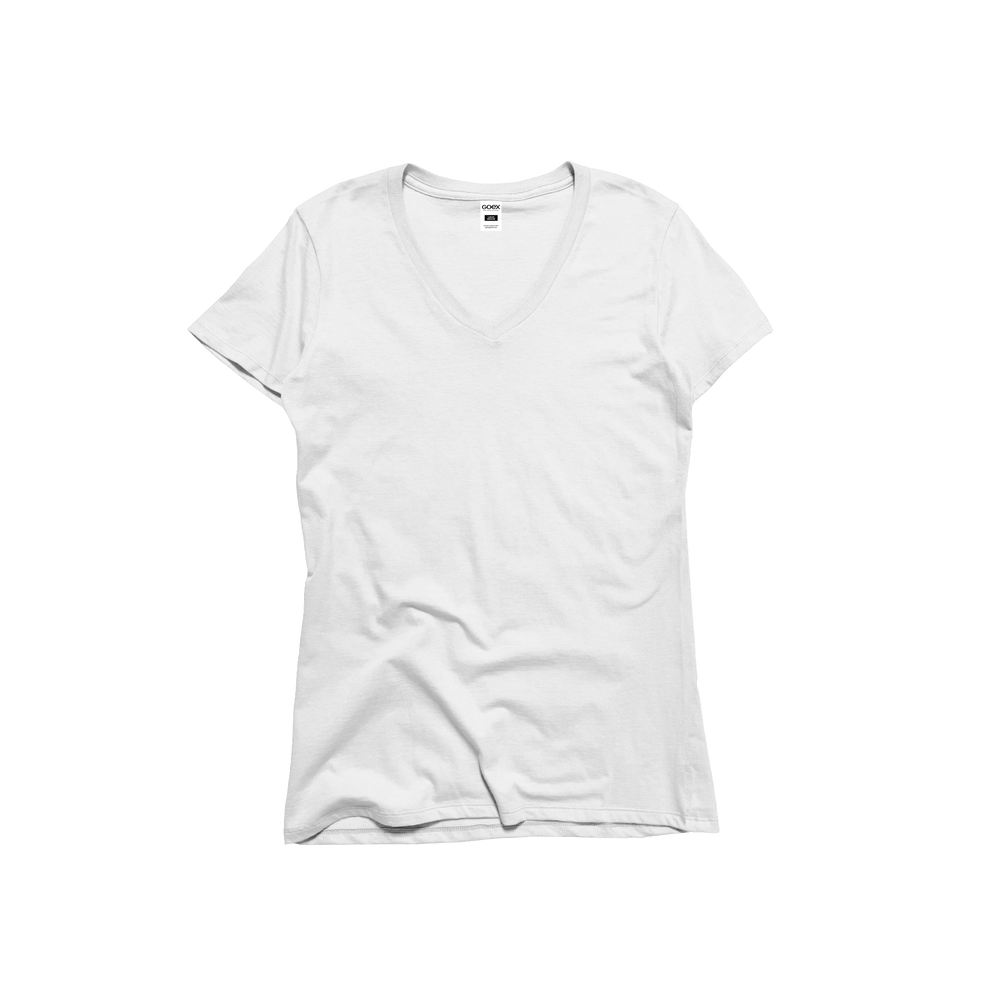 
                  
                    Ladies Premium Cotton Short Sleeve V-Neck Tee
                  
                