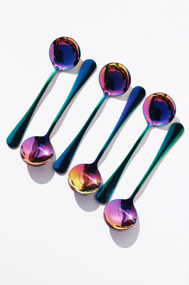 
                  
                    The Little Dipper: Rainbow | Umeshiso Cupping Spoon by Bean & Bean Coffee Roasters
                  
                