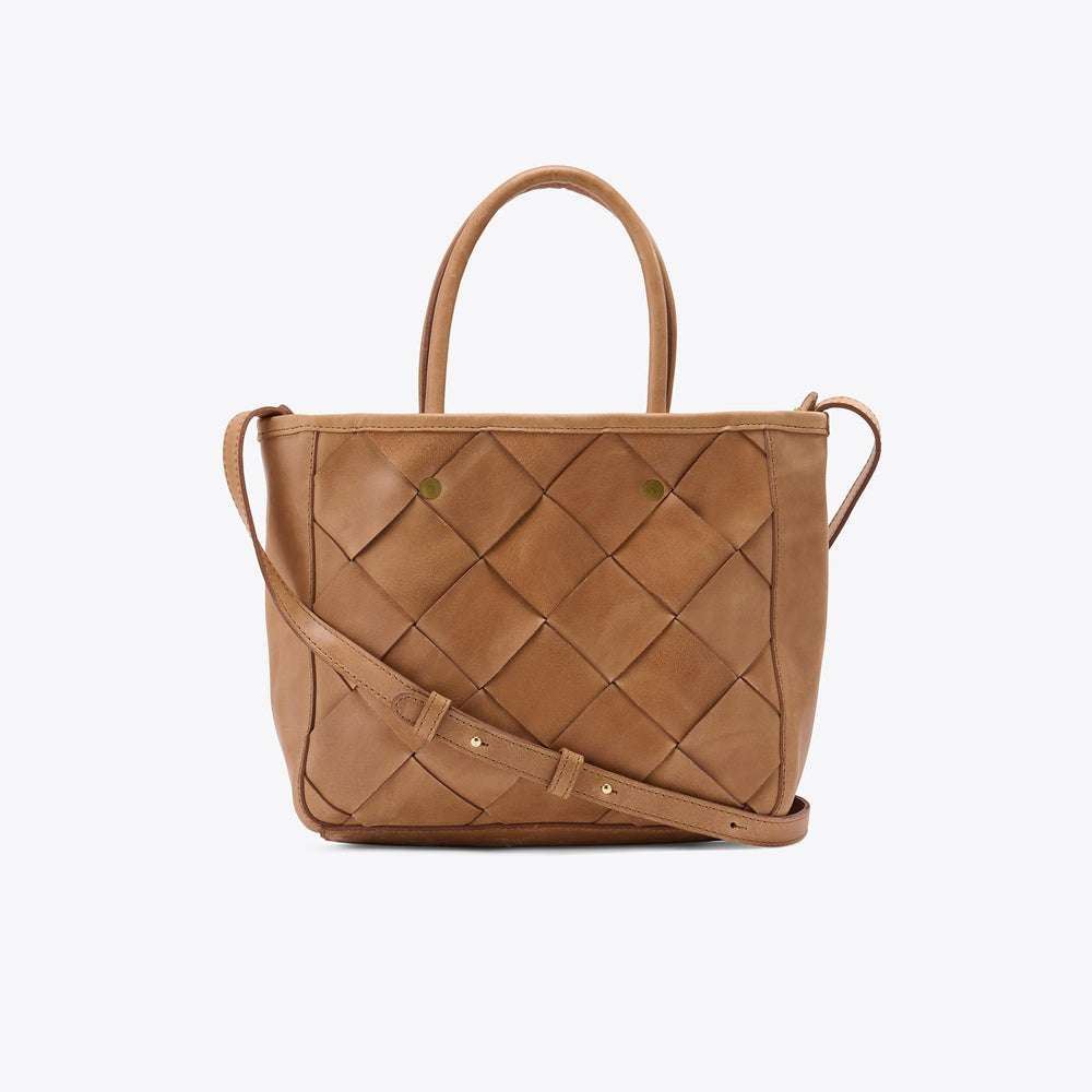 
                  
                    Carry-All Handwoven Satchel Almond
                  
                