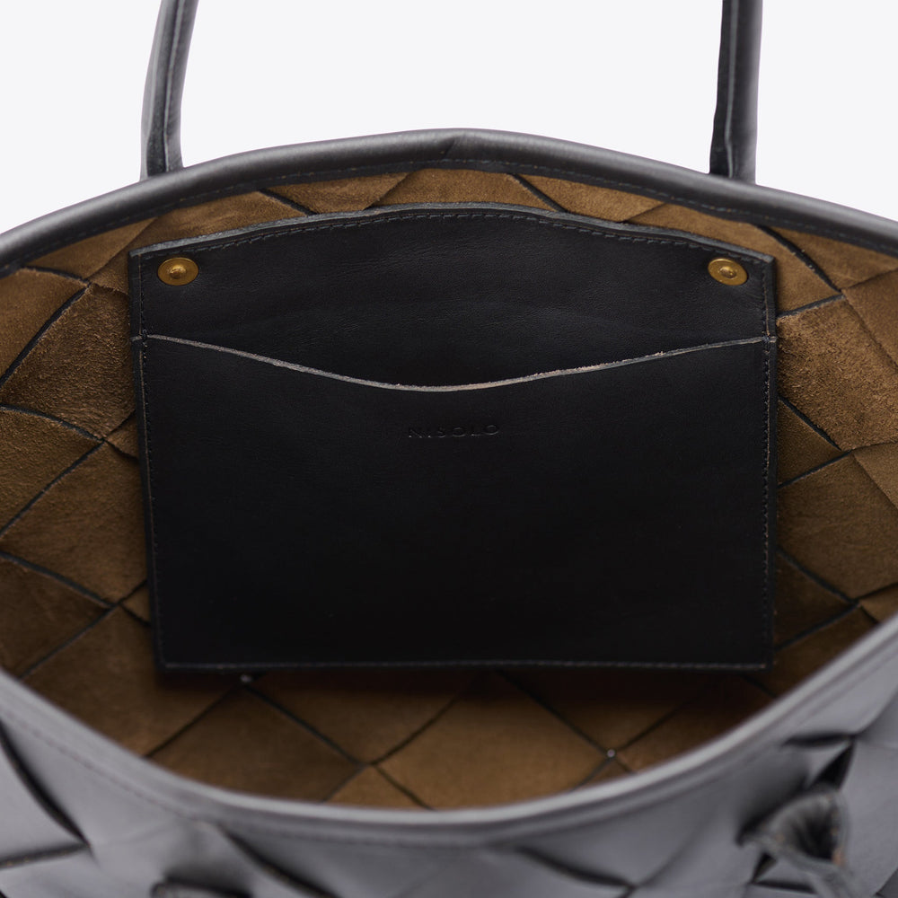 
                  
                    Carry-All Handwoven Tote Black
                  
                