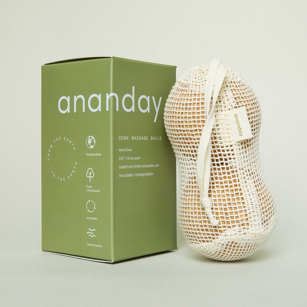 Cork Massage Ball Set by Ananday