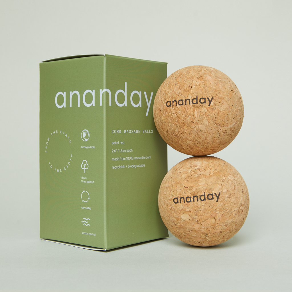 Cork Massage Ball Set by Ananday