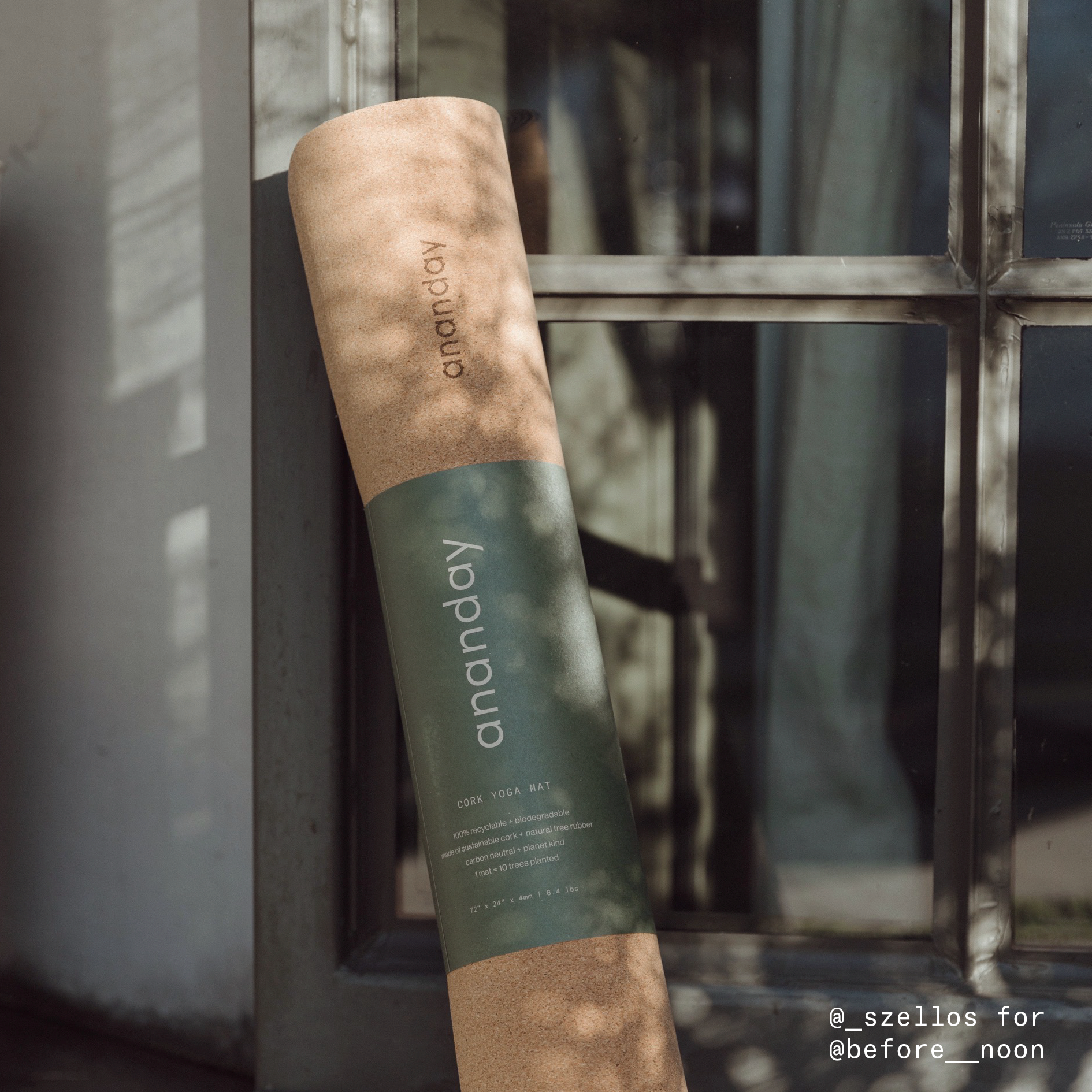 Ananday Cork Yoga Mat by Ananday
