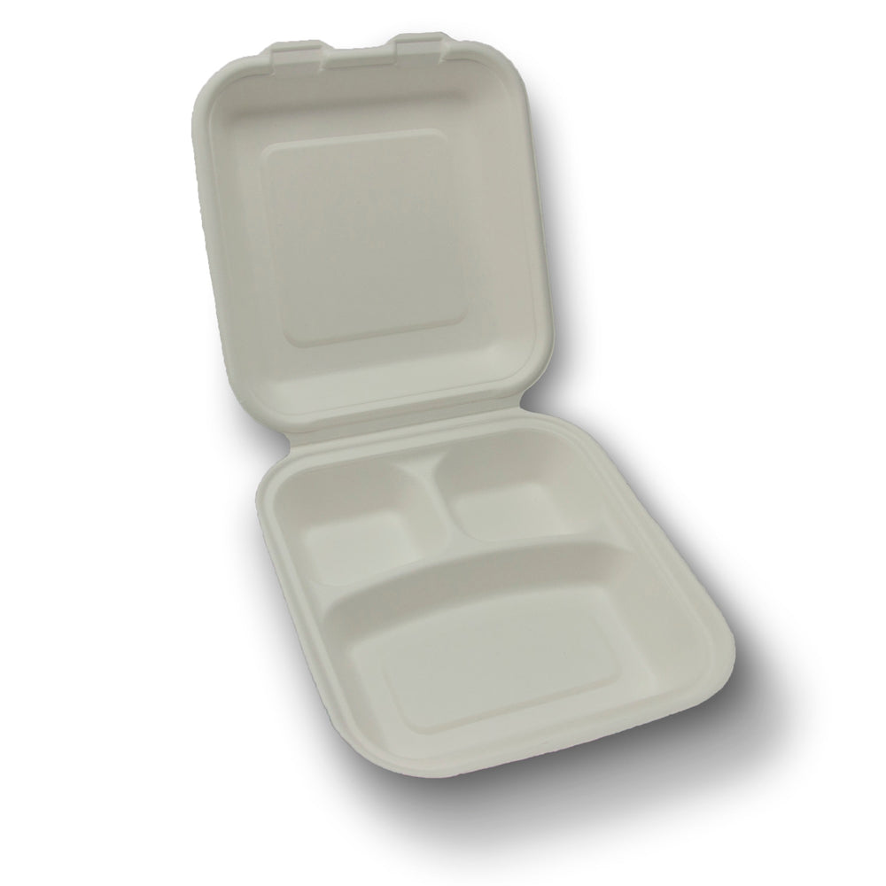 
                  
                    Medium 1-Compartment Fiber Hinged Container 200-Count Case by TheLotusGroup - Good For The Earth, Good For Us
                  
                