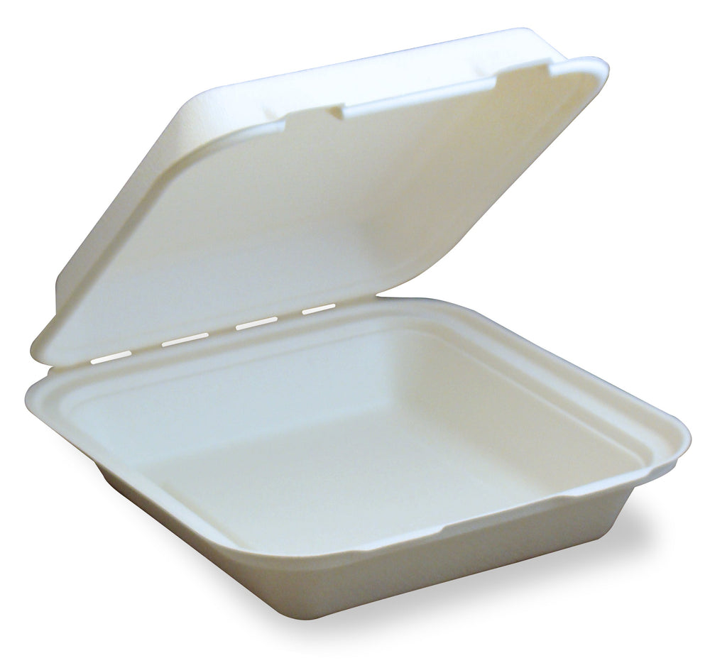 
                  
                    Medium 1-Compartment Fiber Hinged Container 200-Count Case by TheLotusGroup - Good For The Earth, Good For Us
                  
                