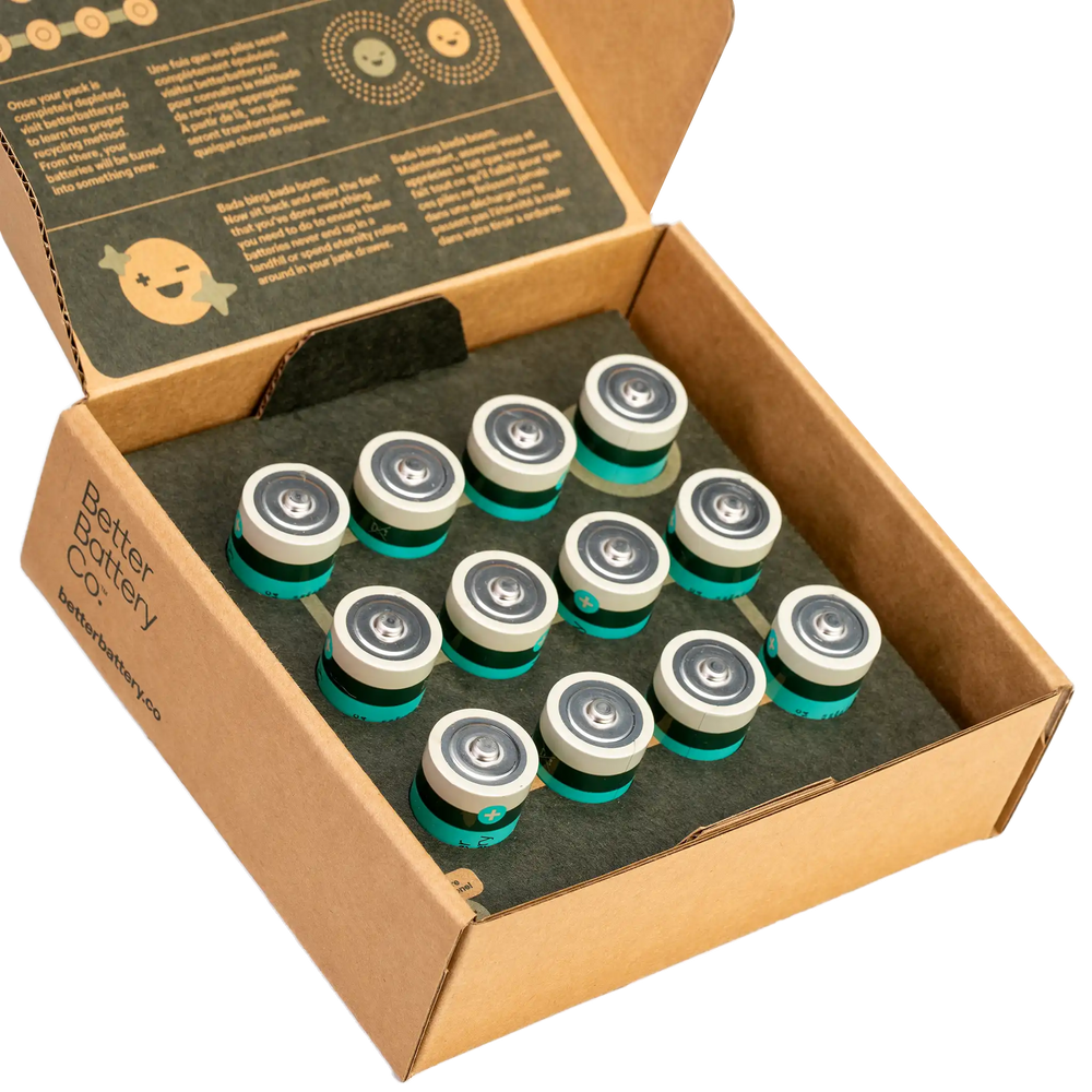 
                  
                    C Cell Carbon Neutral Recyclable Battery | 12 Pack | by Better Battery Co.
                  
                