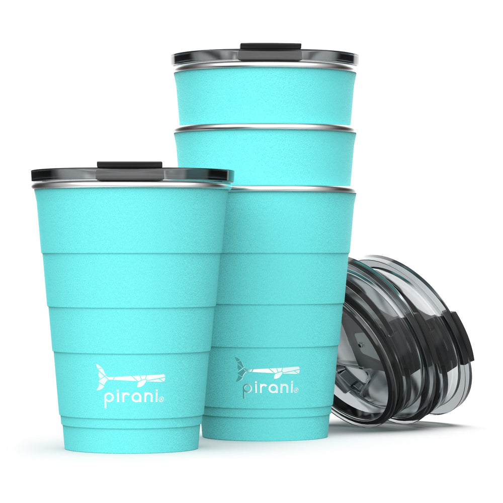 
                  
                    16oz Insulated Stackable Tumbler - 4 Pack - Backyard BBQ Set by Pirani Life
                  
                