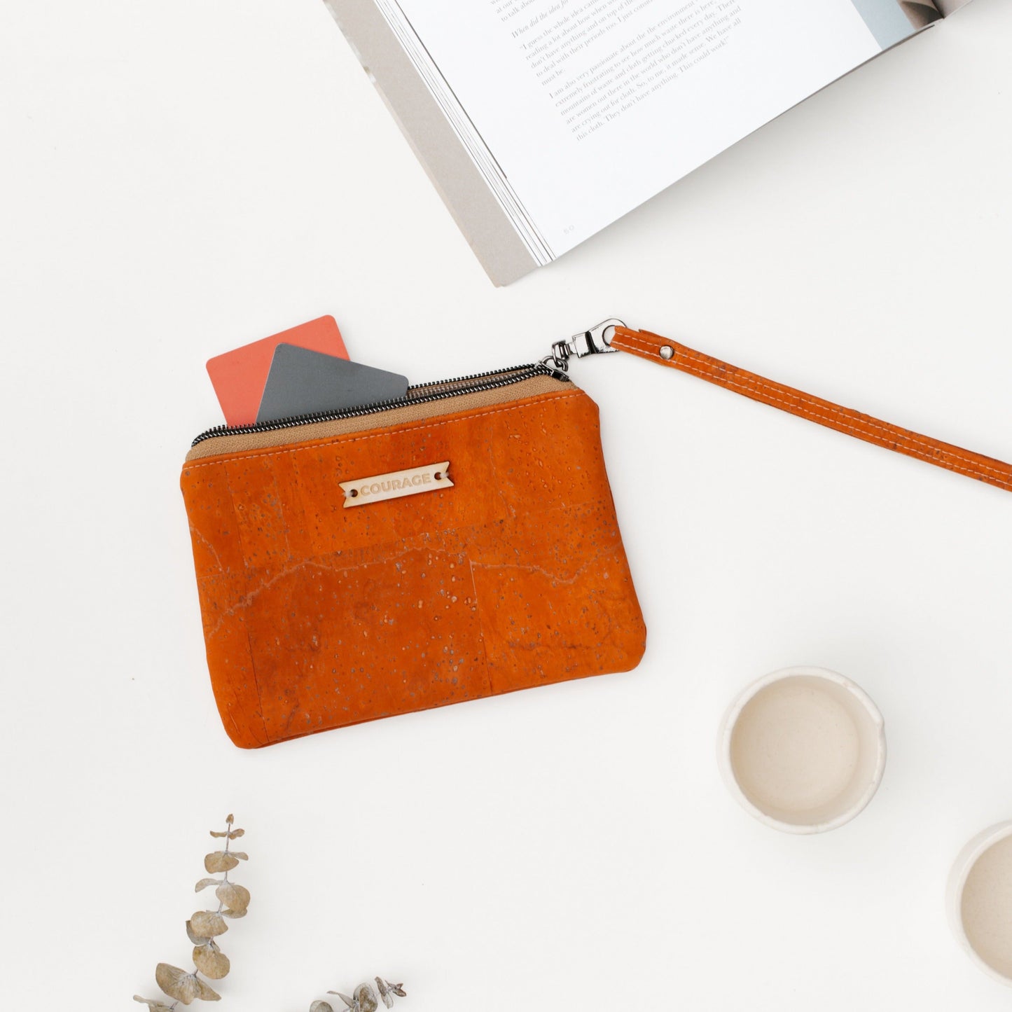 
                  
                    GIVER card wristlet | TERRA COTTA by Carry Courage
                  
                