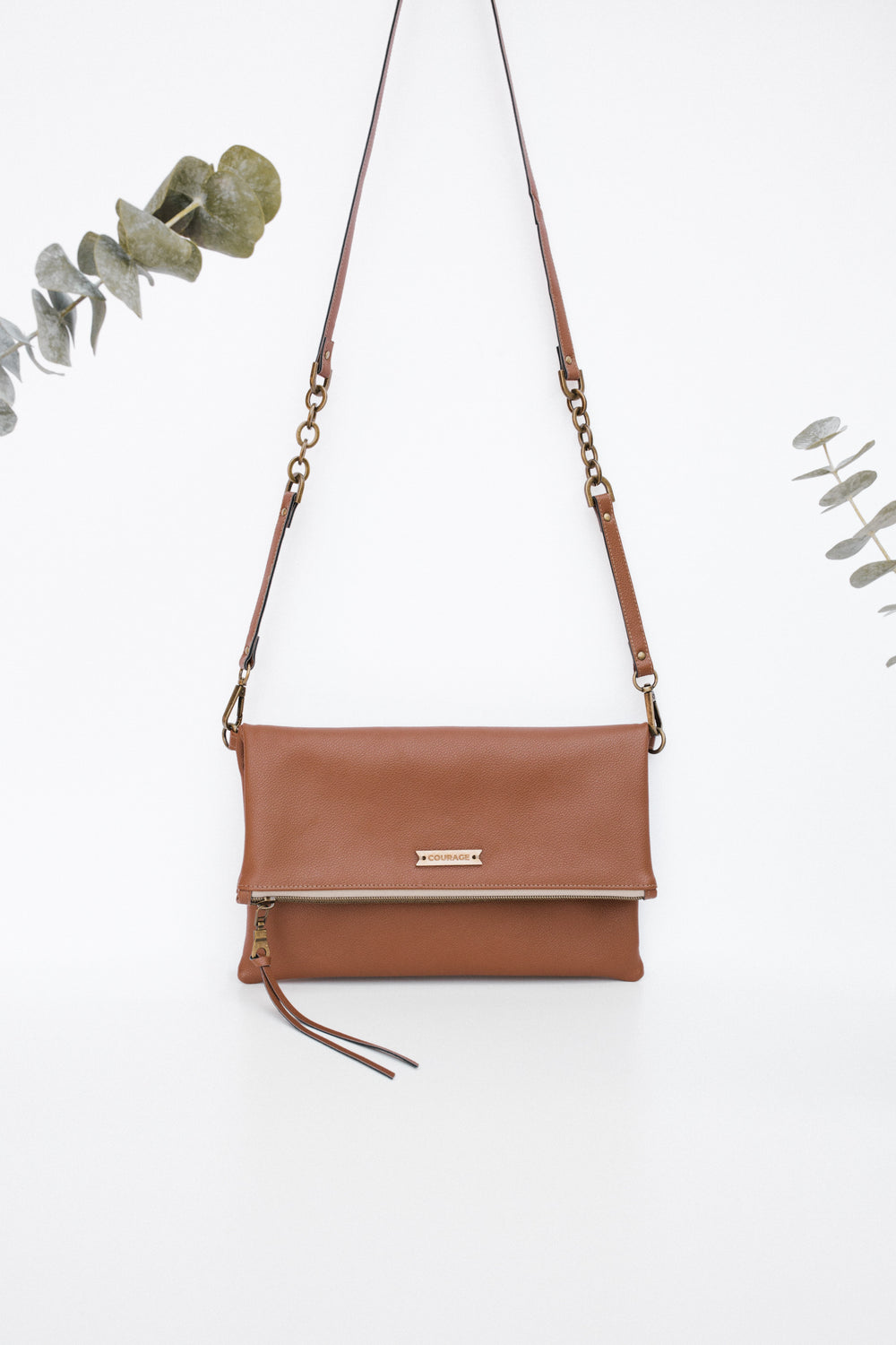 DREAMER foldover bag | HAZELNUT by Carry Courage