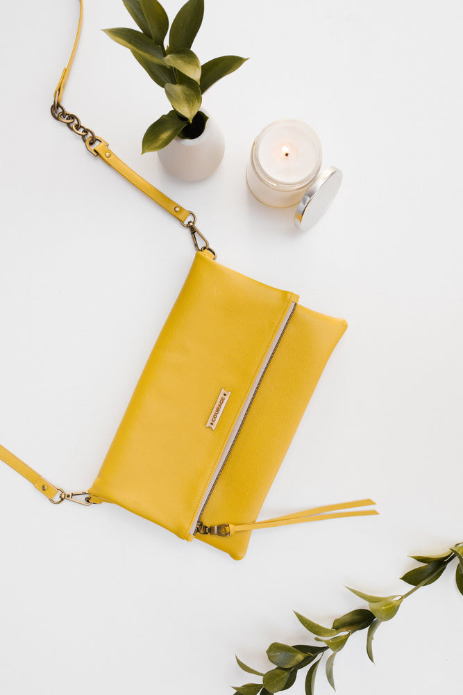 
                  
                    DREAMER foldover bag | MUSTARD by Carry Courage
                  
                