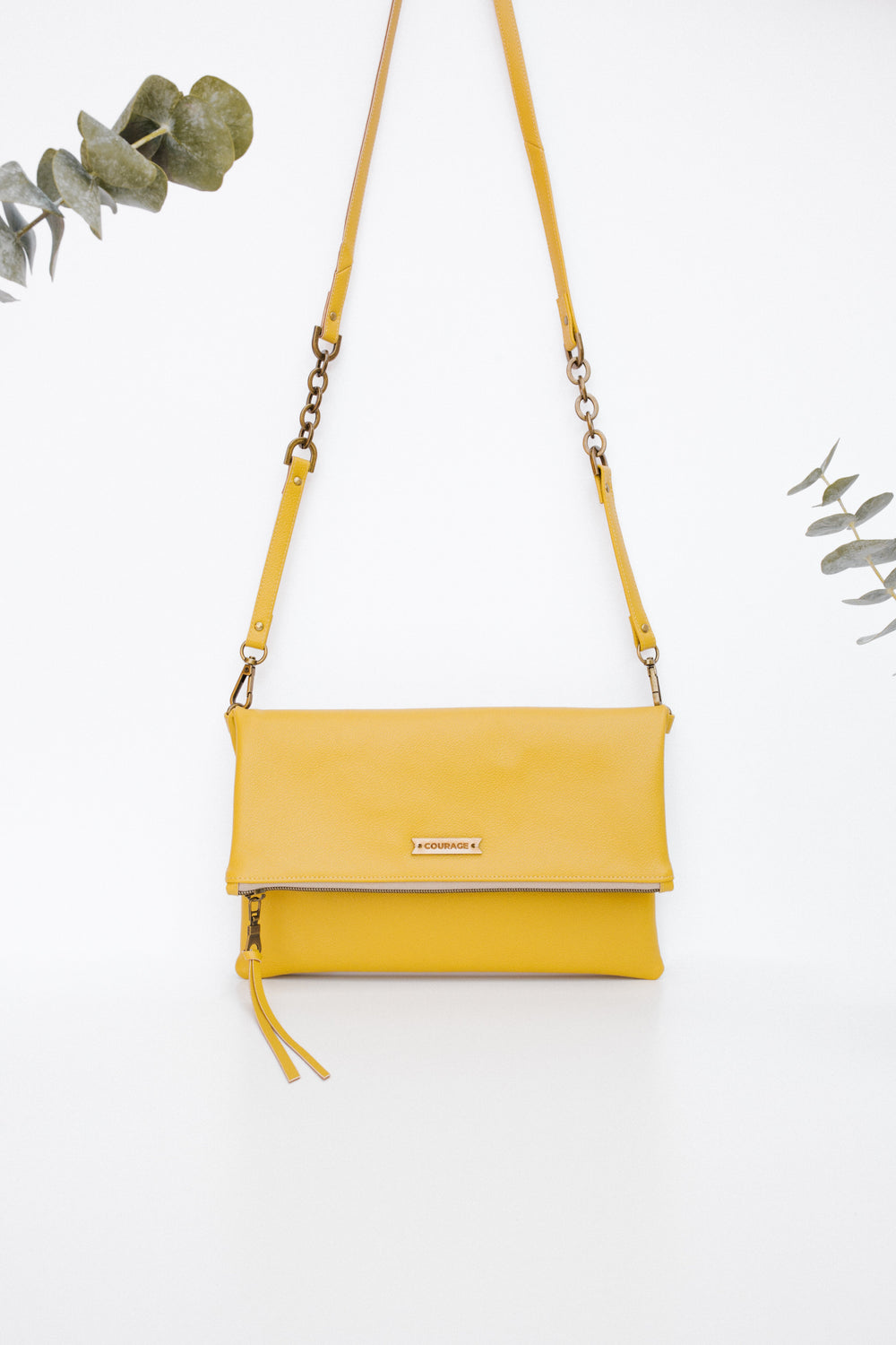 DREAMER foldover bag | MUSTARD by Carry Courage