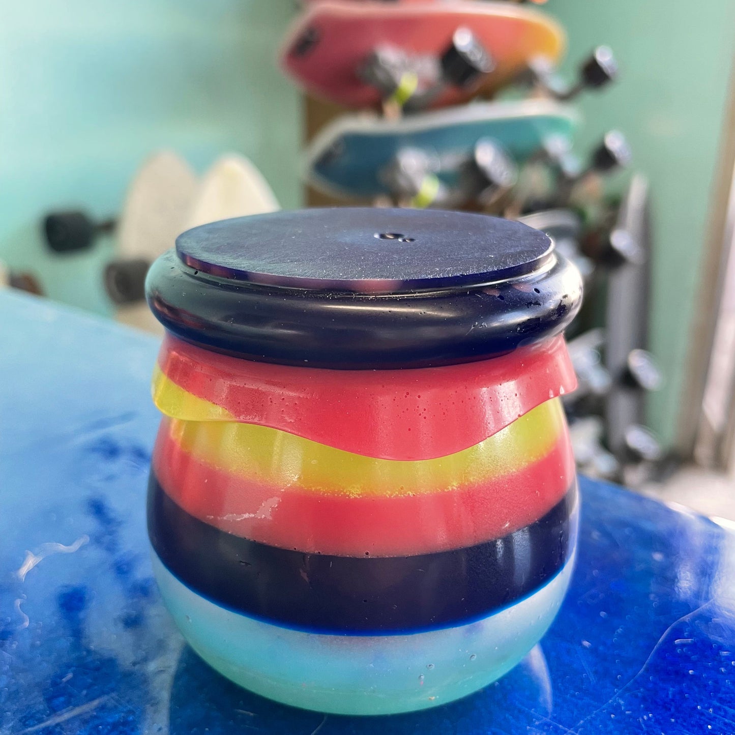 
                  
                    Recycled Surfboard Resin Jar - Small - Assorted Colors by Shred MFG
                  
                