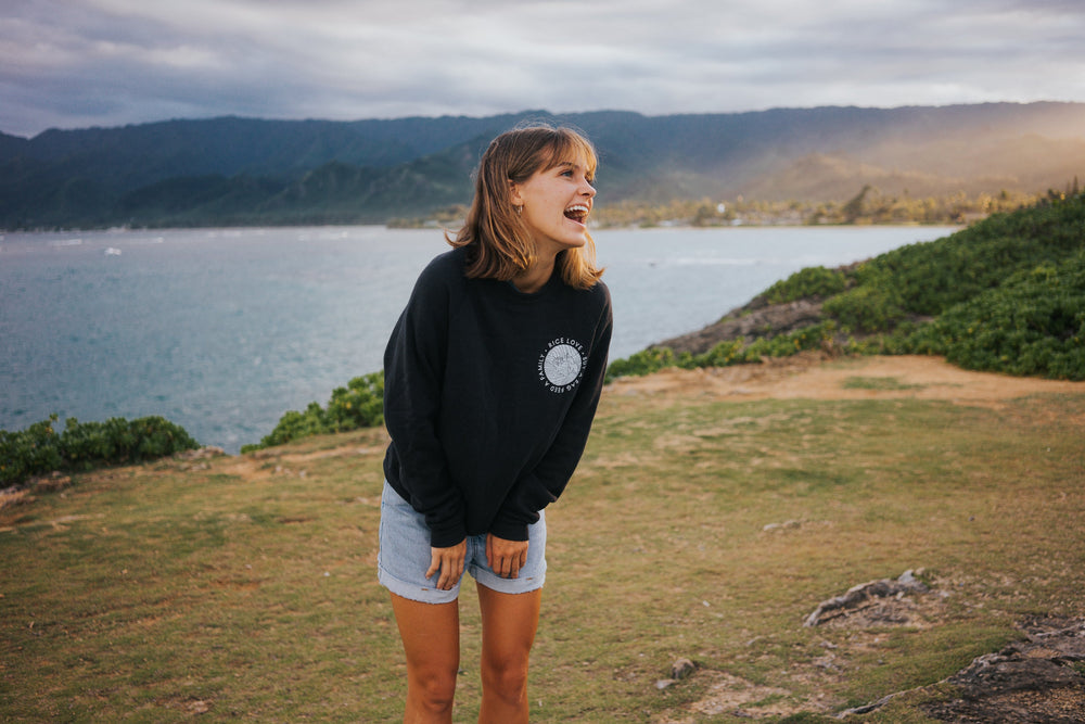 
                  
                    Unisex Sweatshirt - Eco-Fleece - Circle Logo by Rice Love
                  
                