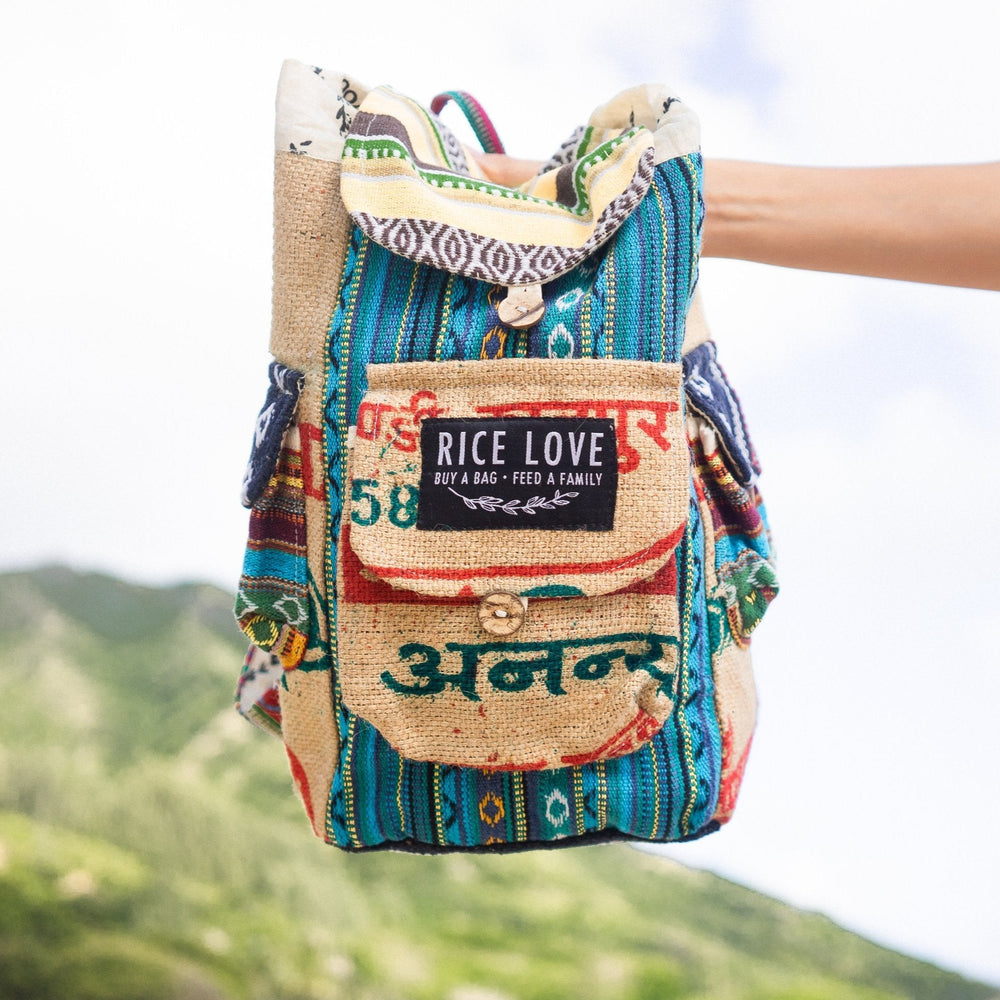 
                  
                    Mini Recycled Travel Backpack by Rice Love
                  
                