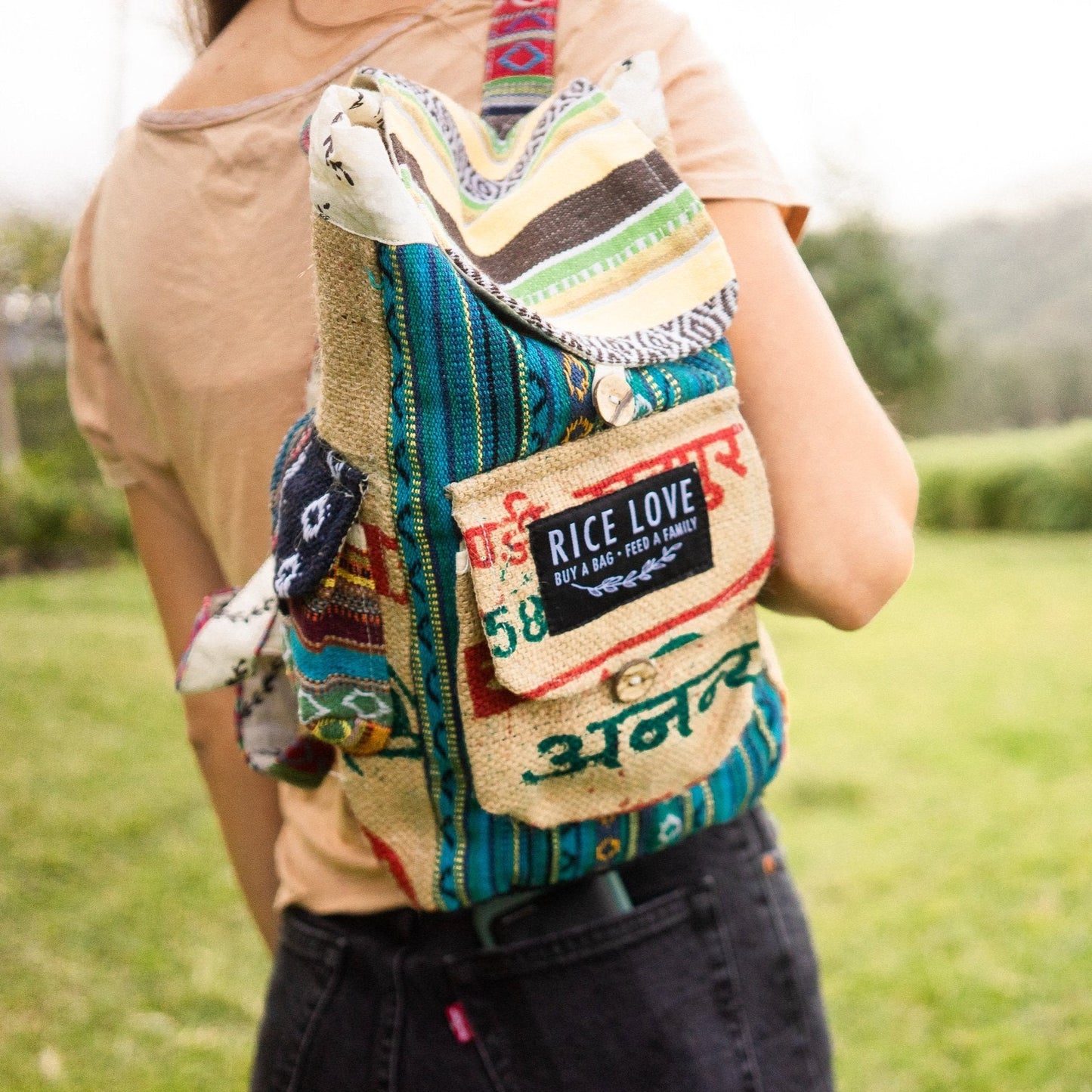 
                  
                    Mini Recycled Travel Backpack by Rice Love
                  
                